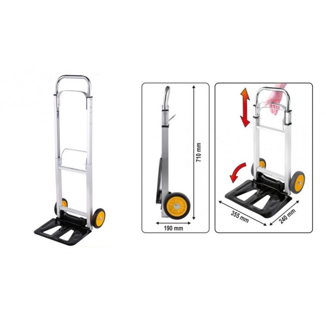 VOREL 78661 hand truck Aluminium, Steel VOREL 78661 hand truck Aluminium, Steel