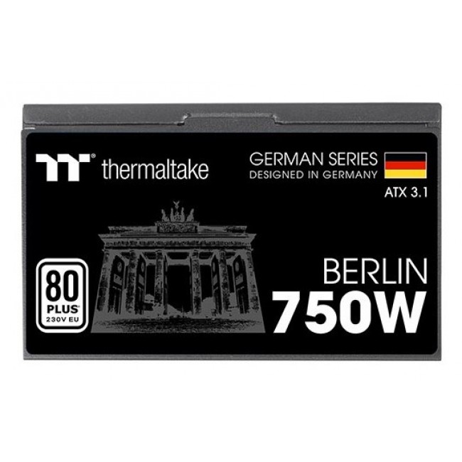 Thermaltake Berlin power supply unit 750 W 24-pin ATX ATX Black Thermaltake Berlin power supply unit 750 W 24-pin ATX ATX Black