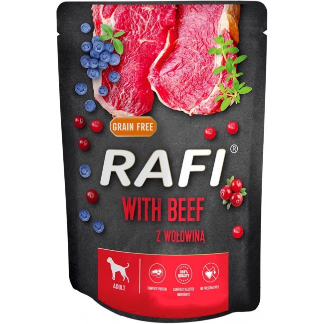DOLINA NOTECI Rafi with beef - wet dog food - 300g DOLINA NOTECI Rafi with beef - wet dog food - 300g
