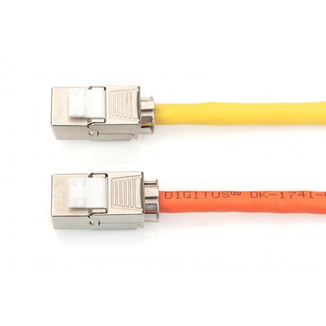 Digitus CAT 6A Keystone module, shielded, tool-free mounting connection