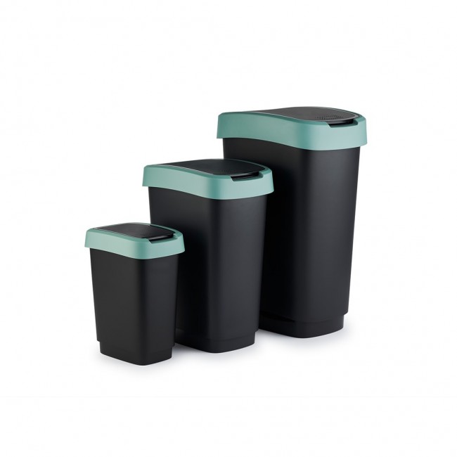 ROTHO Twist Green - trash bin 50l ROTHO Twist Green - trash bin 50l