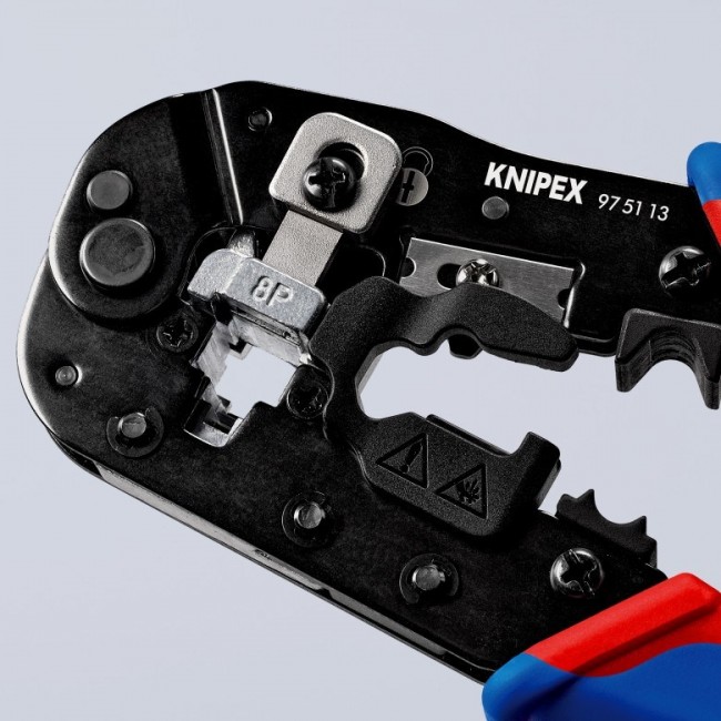 Knipex 97 51 13 cable crimper Crimping tool Black, Blue, Red Knipex 97 51 13 cable crimper Crimping tool Black, Blue, Red