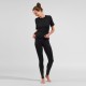 ODLO The Active Warm Base Layer Bottoms Black Polyester ODLO The Active Warm Base Layer Bottoms Black Polyester