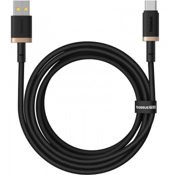 Baseus Dura USB Type A to Type C 60 W fast charging cable 2 m Black, Gold Baseus Dura USB Type A to Type C 60 W fast charging cable 2 m Black, Gold
