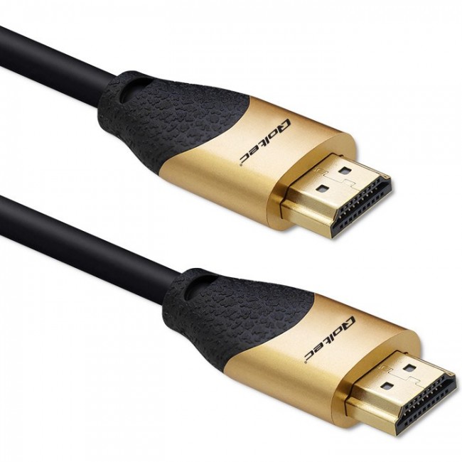 Qoltec 50354 HDMI v2.1 Cable Ultra high speed 8K | 60Hz | 30AWG | GOLD | 1m Qoltec 50354 HDMI v2.1 Cable Ultra high speed 8K | 60Hz | 30AWG | GOLD | 1m