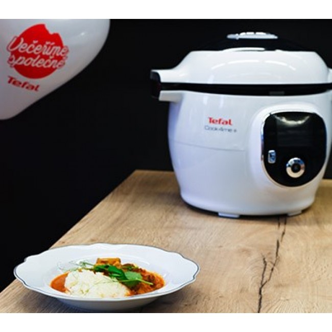 Tefal CY851130 multi cooker 6 L Chrome, White Tefal CY851130 multi cooker 6 L Chrome, White