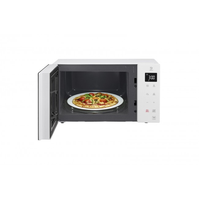 LG MS 23 NECBW, Over the range, Solo microwave, 23 L, 1000 W, Touch, Black, White