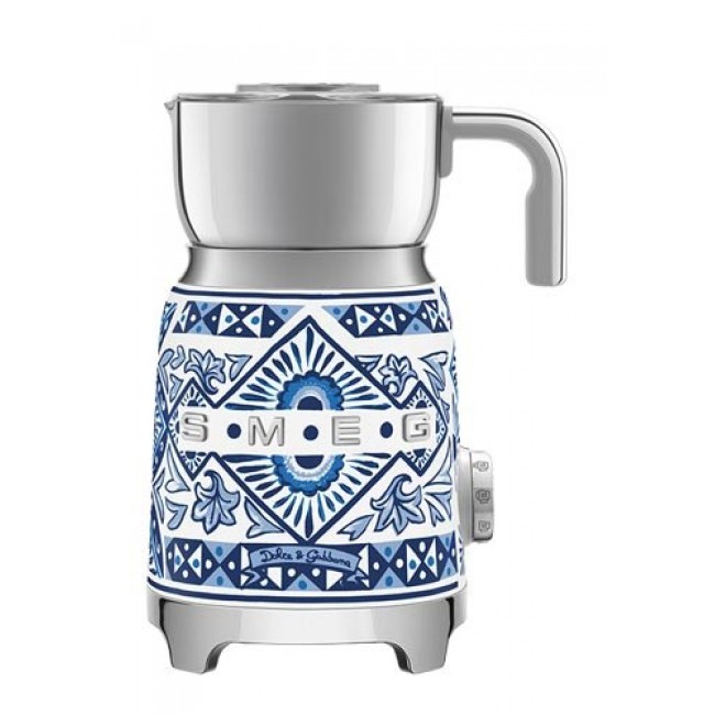 Smeg MFF01DGBEU milk frother/warmer Automatic milk frother/warmer Blue, Silver, White