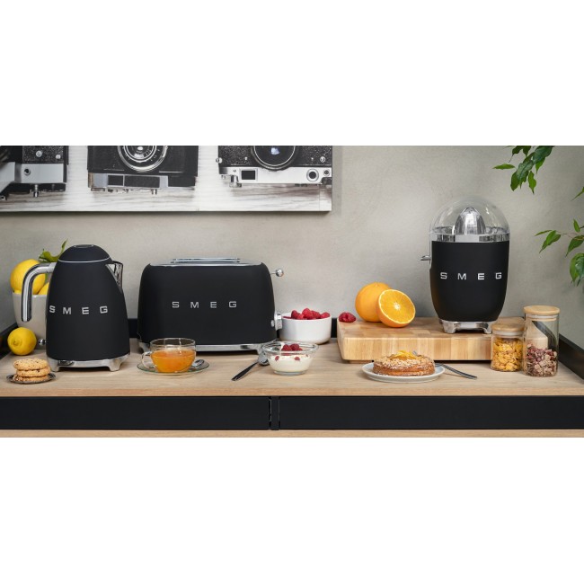 Smeg 50's Style Toaster TSF01BLMEU Black