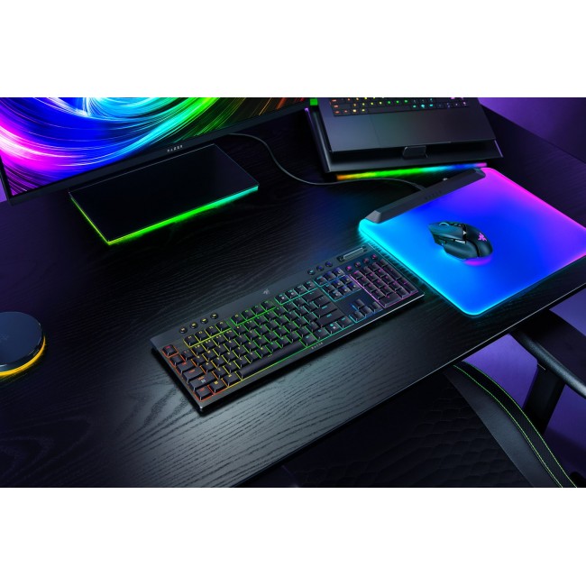 Razer BlackWidow V4 Low-Profile HyperSpeed keyboard Gaming USB + RF Wireless + Bluetooth QWERTY US International Black