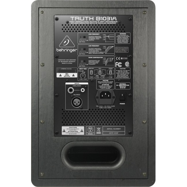 Behringer Truth B1031A 2-way Silver, Yellow Wired 100 W