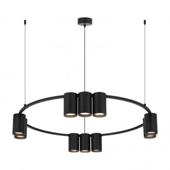 PENDANT LIGHT PORI 10XGU10 ML0373 BLACK