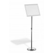 Durable 479923 sign holder/information stand A3 Aluminium, Plastic, Steel Silver