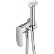 Concealed bidet mixer with bidetta shower head
