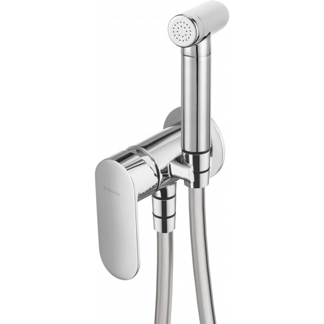 Concealed bidet mixer with bidetta shower head