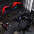 Huzaro Hero 8.7 RGB Electric Gaming Desk Black