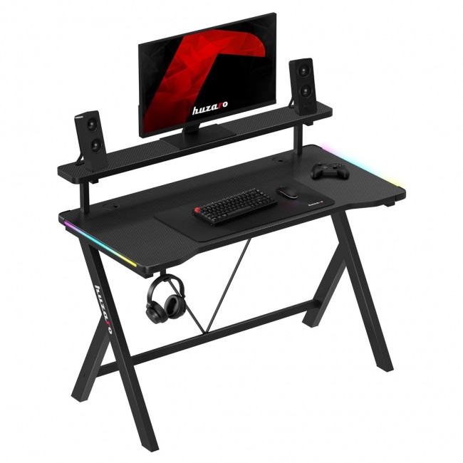 Huzaro Hero 1.9 RGB Gaming Desk Black Huzaro Hero 1.9 RGB Gaming Desk Black