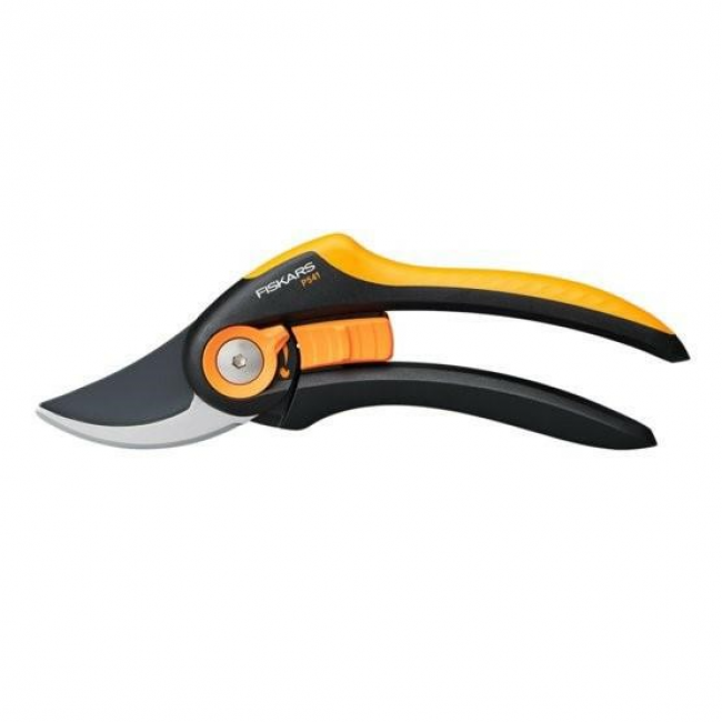 Fiskars Plus SmartFit P541 Garden Bypass Shears Black, Orange