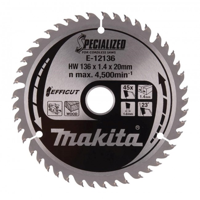 Makita E-12114 circular saw blade 1 pc(s) Makita E-12114 circular saw blade 1 pc(s)