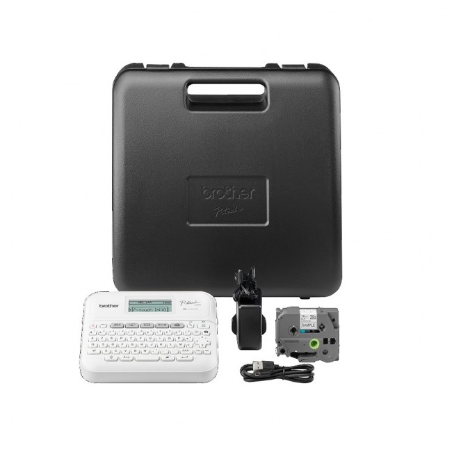 Brother PT-D410VP label printer ZINK (Zero-Ink) 180 x 180 DPI Wired TZe QWERTY
