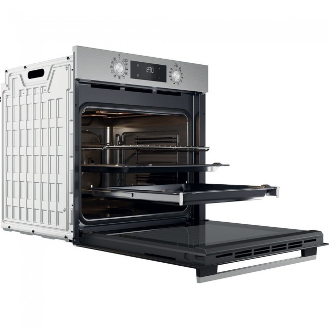 Whirlpool OMK58CU1SX 71 L Black, Stainless steel
