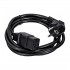 Gembird Type F/C19 1.8m Black Power plug type F C19 coupler