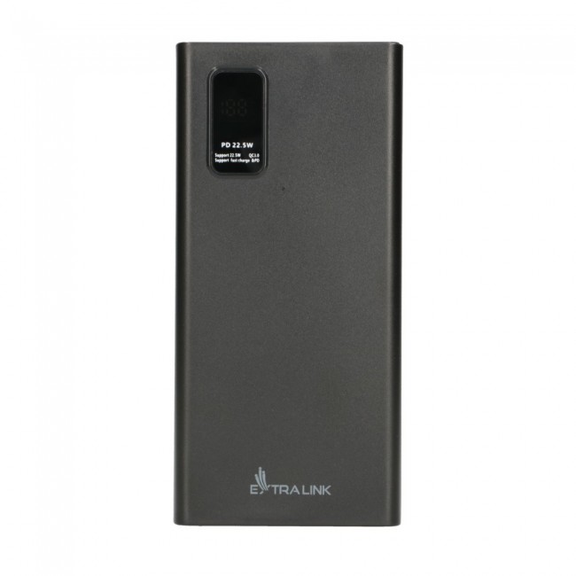 Extralink Powerbank EPB-067B 10000mAh Black Power bank, Fast Charging, USB-C Extralink Powerbank EPB-067B 10000mAh Black Power bank, Fast Charging, USB-C