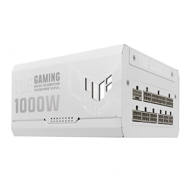 ASUS TUF Gaming 1000W Gold White Edition power supply unit 20+4 pin ATX ATX ASUS TUF Gaming 1000W Gold White Edition power supply unit 20+4 pin ATX ATX