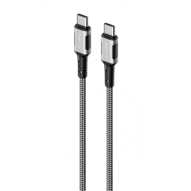 Havit CB6297 - Magnetic cable USB type C to USB type C, 1m (black) Havit CB6297 - Magnetic cable USB type C to USB type C, 1m (black)