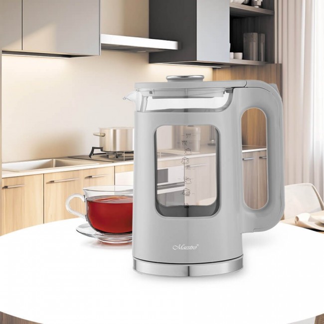 Maestro MR-065 electric kettle 1.7 L 2200 W (MR-065-GREY) Grey Maestro MR-065 electric kettle 1.7 L 2200 W (MR-065-GREY) Grey