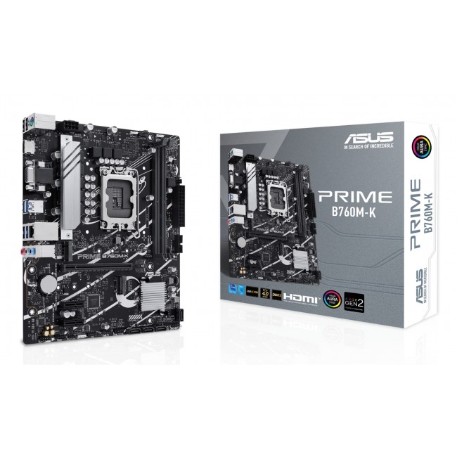 ASUS PRIME B760M-K Intel B760 LGA 1700 micro ATX ASUS PRIME B760M-K Intel B760 LGA 1700 micro ATX