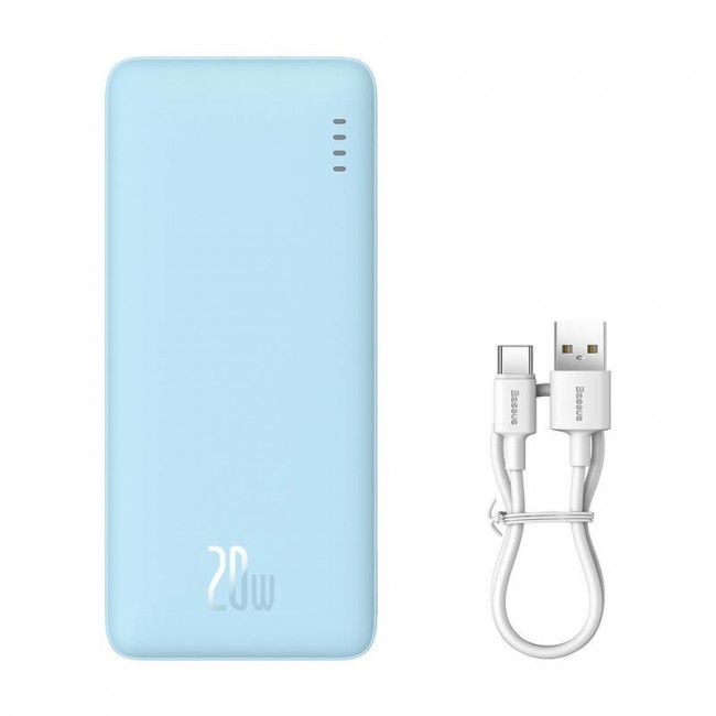 Baseus Airpow Lithium polymer power bank 10000 mAh 20 W Blue Baseus Airpow Lithium polymer power bank 10000 mAh 20 W Blue