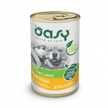 OASY One Protein Adult Medium/Large Pork - wet dog food - 400g