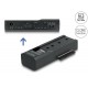 DeLOCK USB Type-C Converter for 1 x M.2 NVMe SSD + 1 x SATA SSD / HDD with Clone Function