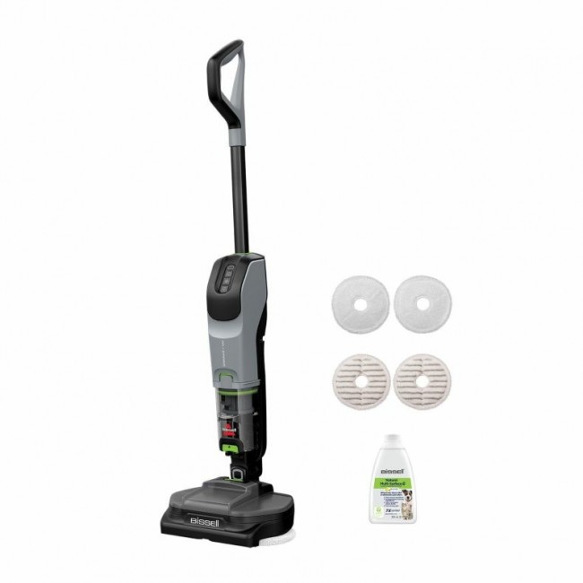 Bissell SpinWave + Vac Pet Pro Stick vacuum Battery Dry&wet Cyclonic Dust bag 0.4 L Black, Grey
