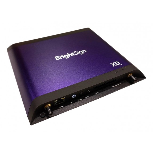 BrightSign XD1036 digital media player Black 4K Ultra HD Wi-Fi