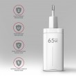 Axagon ACU-DPQ65W PD3.0 & QC4+ 3x OUTPUTS wall charger 65W