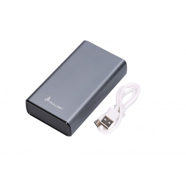 Extralink Powerbank EPB-126 20000mAh Silver Power bank, 45W PD, USB-C