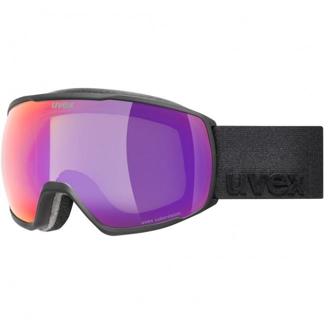 Uvex 5501912130 winter sport goggles Black Unisex Spherical lens