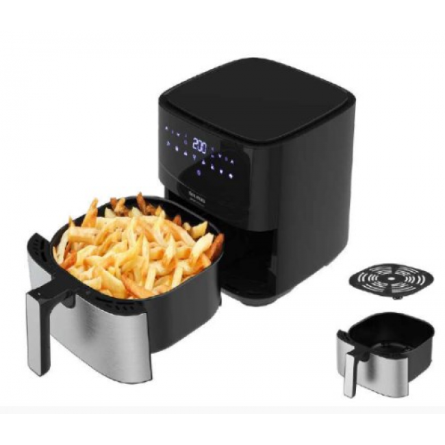 Taurus AF1450XD Single 5 L Stand-alone 1450 W Hot air fryer Black, Stainless steel Taurus AF1450XD Single 5 L Stand-alone 1450 W Hot air fryer Black, Stainless steel