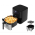 Taurus AF1450XD Single 5 L Stand-alone 1450 W Hot air fryer Black, Stainless steel