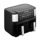 Air Fryer greaseless double fryer 8L FR8000 Black, Silver Air Fryer greaseless double fryer 8L FR8000 Black, Silver