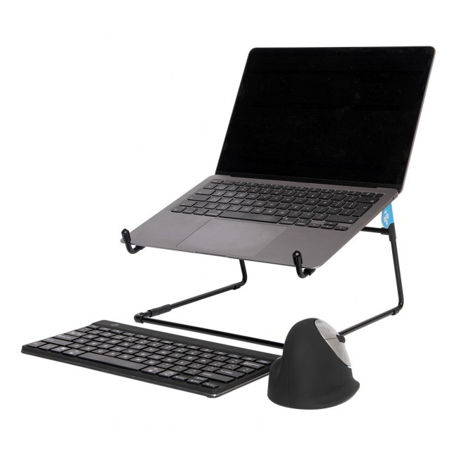 R-Go Tools Laptop stand R-Go Steel Office, suitable for 10-22 inches, black R-Go Tools Laptop stand R-Go Steel Office, suitable for 10-22 inches, black