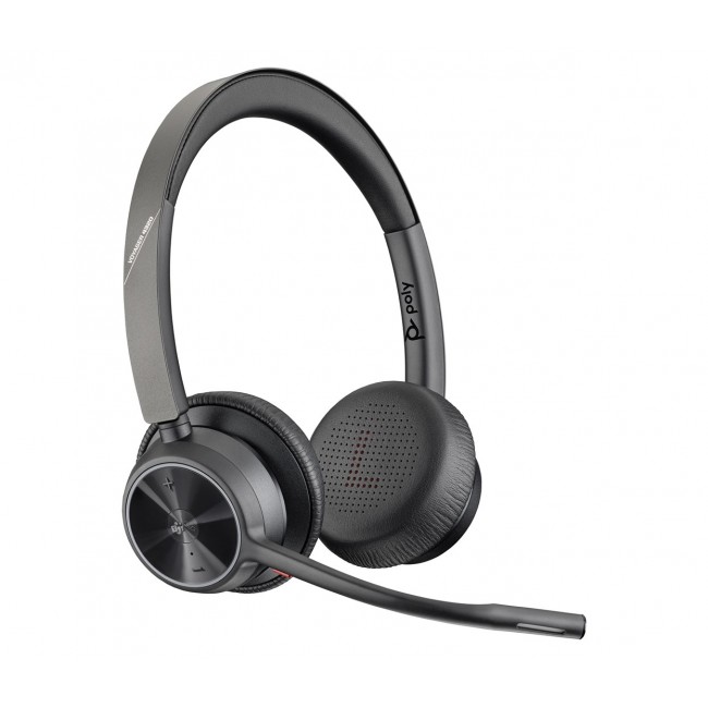Poly Voyager 4320-M Microsoft Teams Certified Headset +BT700 dongle +Charging Stand