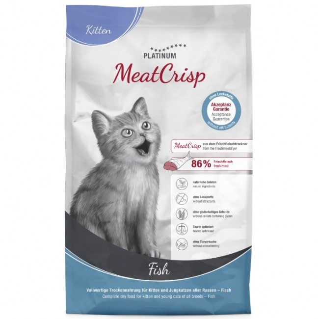 PLATINUM MeatCrisp Kitten Fish - dry cat food - 3kg PLATINUM MeatCrisp Kitten Fish - dry cat food - 3kg