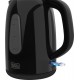 Black & Decker BXKE2203E electric kettle 1.7 L 2200 W Black