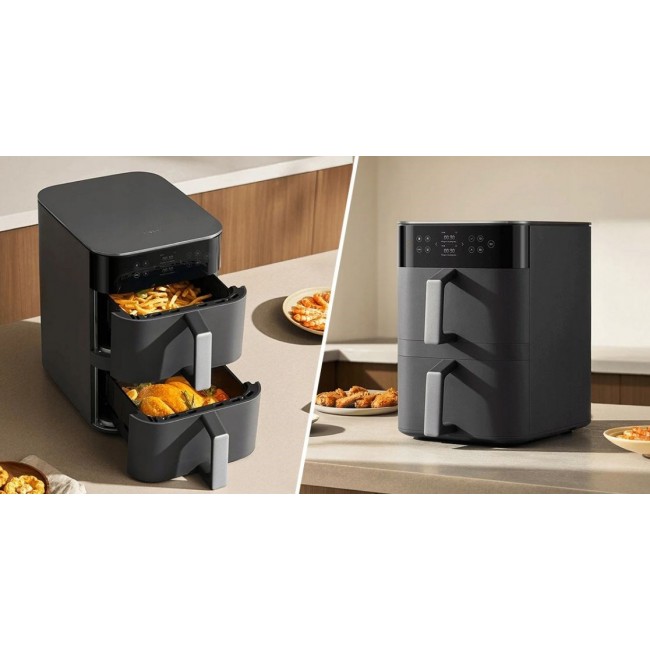 Xiaomi Smart Double Stack Air Fryer 12L Stand-alone 2800 W Hot air fryer Black