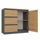 Topeshop COSTA ANT/ART BA KPL chest of drawers Topeshop COSTA ANT/ART BA KPL chest of drawers