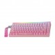 HERO84 HE PINK+Gradient+Contour Dragon King RGB AULA gasket keyboard