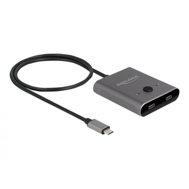DeLOCK 11500 interface hub USB 3.2 Gen 2 (3.1 Gen 2) Type-C 10000 Mbit/s Grey